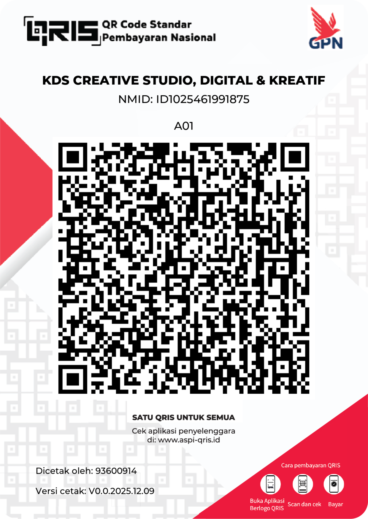 QRIS Payment Code